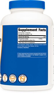 Foto 6 | Suplemento Nutricost Sulfato De Glucosamina 750 Mg 240 Cápsulas - Venta Internacional.