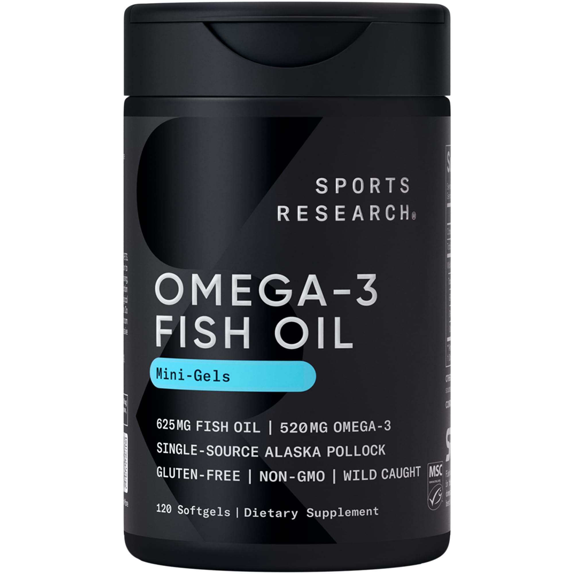 Foto 2 pulgar | Suplemento De Aceite De Pescado Sports Research 625 Mg 120 Cápsulas - Venta Internacional.