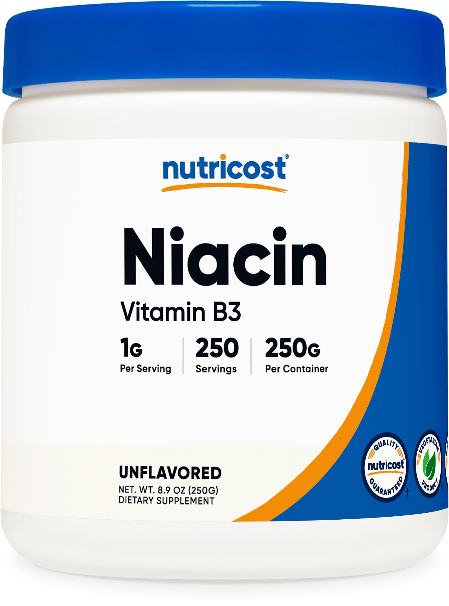 Foto 2 pulgar | Suplemento Nutricost De Niacina Y Vitamina B3 En Polvo, 250 G - Venta Internacional.