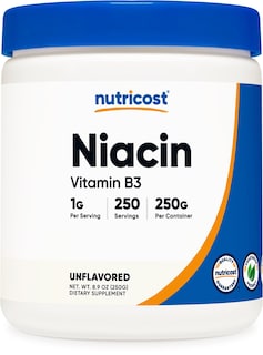 Foto 1 | Suplemento Nutricost De Niacina Y Vitamina B3 En Polvo, 250 G - Venta Internacional.