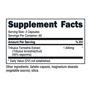 Foto 6 | Suplemento Nutricost Extracto De Tribulus Terrestris 1500 Mg 120 Cápsulas - Venta Internacional.