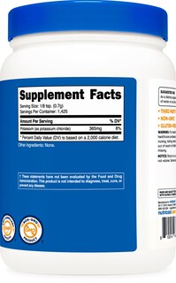 Foto 5 | Cloruro de Potasio Nutricost Sin Gluten y Sin OGM - Venta Internacional