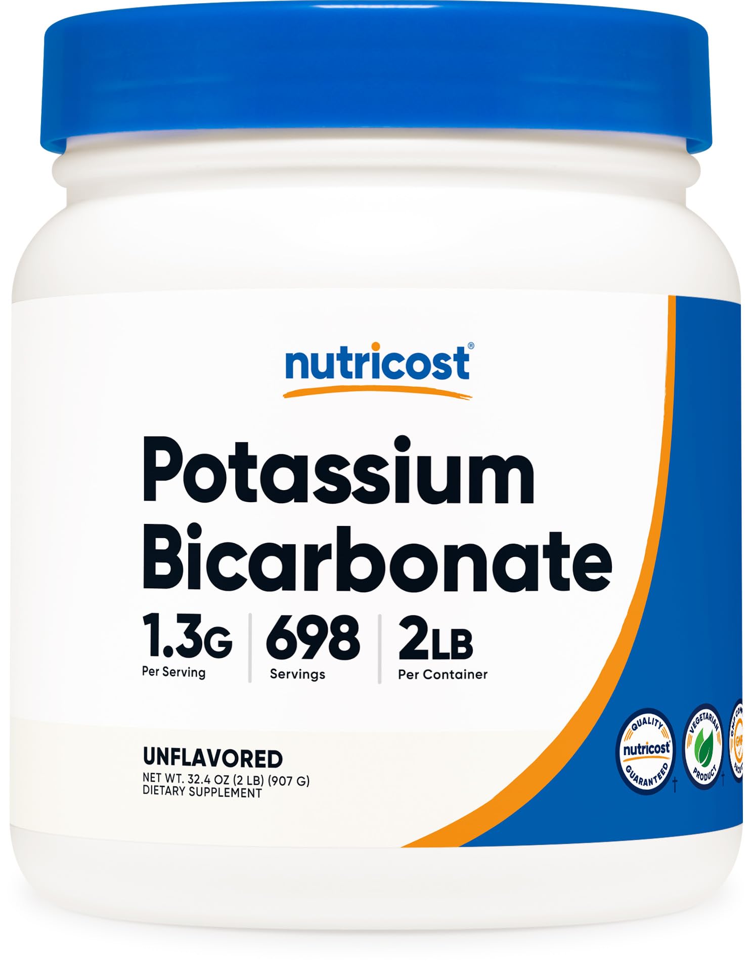 Foto 2 pulgar | Bicarbonato de Potasio en Polvo Nutricost 907 G Sin Gluten - Venta Internacional
