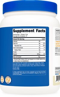 Foto 5 | Aceite Mct En Polvo Nutricost Premium, 454 G, Sabor Vainilla, Cetogénico - Venta Internacional.