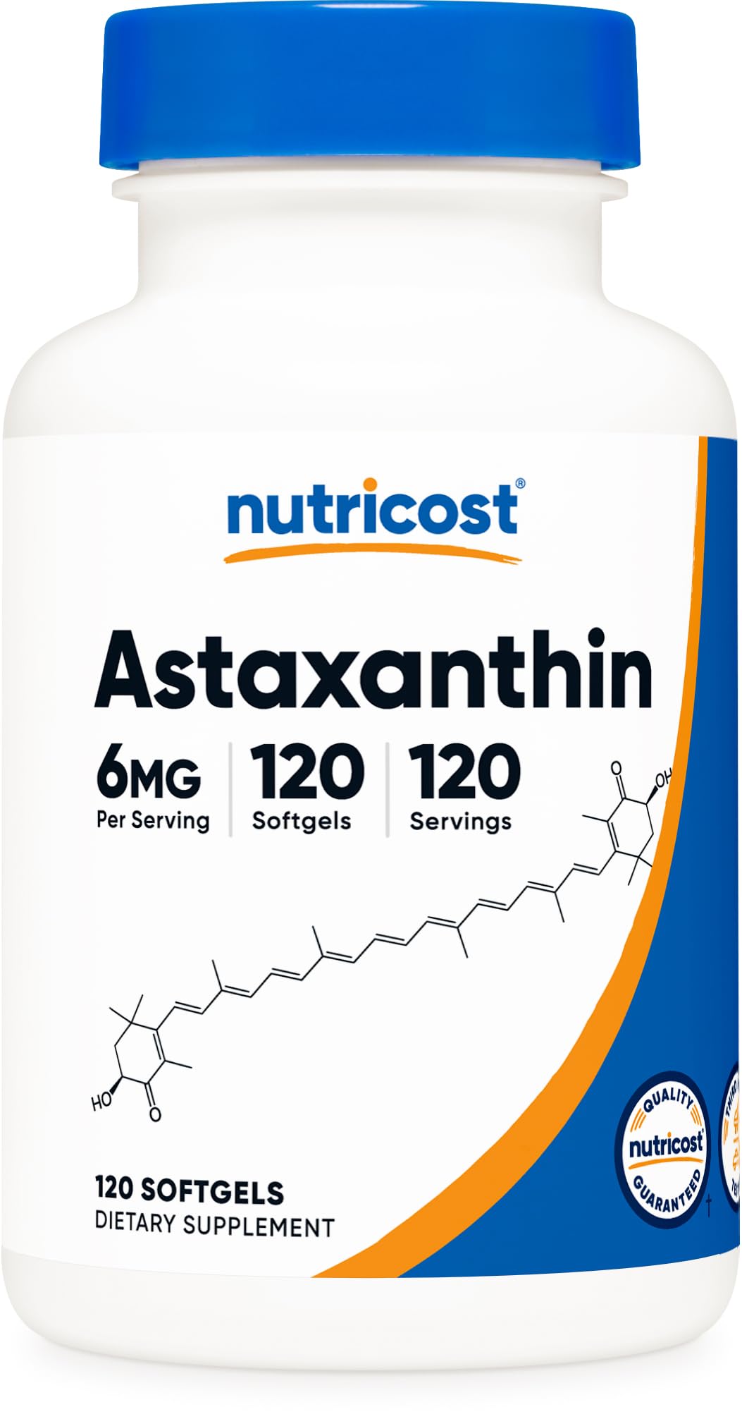Foto 2 pulgar | Suplemento Nutricost de Astaxantina 6 Mg 120 Cápsulas - Venta Internacional