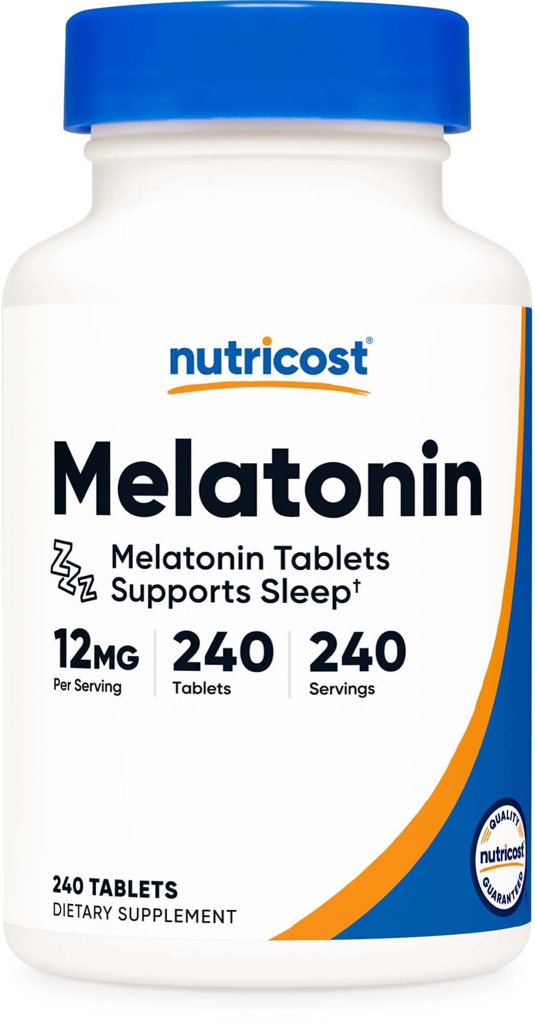 Foto 2 pulgar | Suplemento Nutricost Melatonin 12 Mg 240 Comprimidos Sin Ogm - Venta Internacional.
