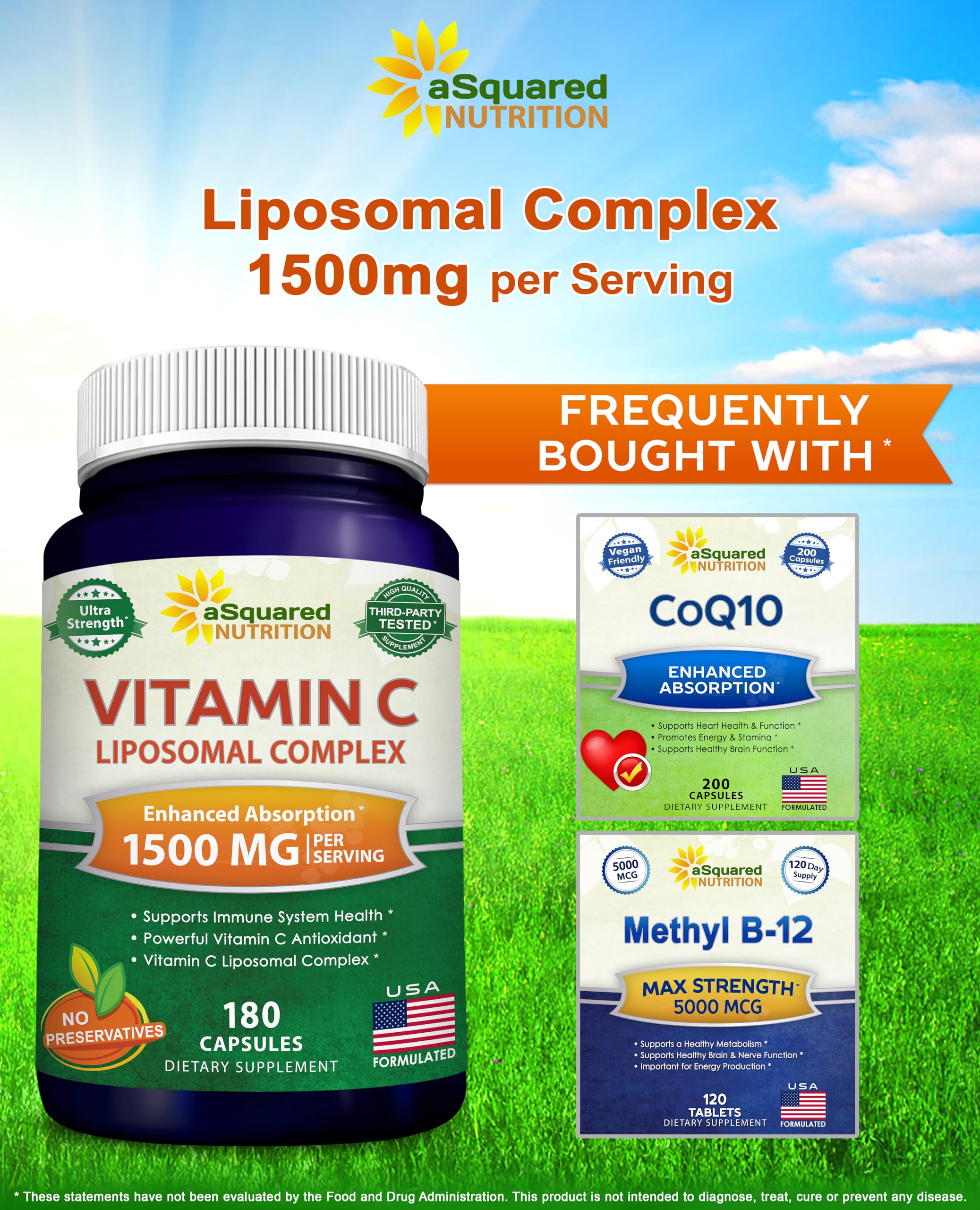 Foto 7 pulgar | Suplemento De Vitamina C Liposomal De Squared Nutrition 1500 Mg - Venta Internacional.