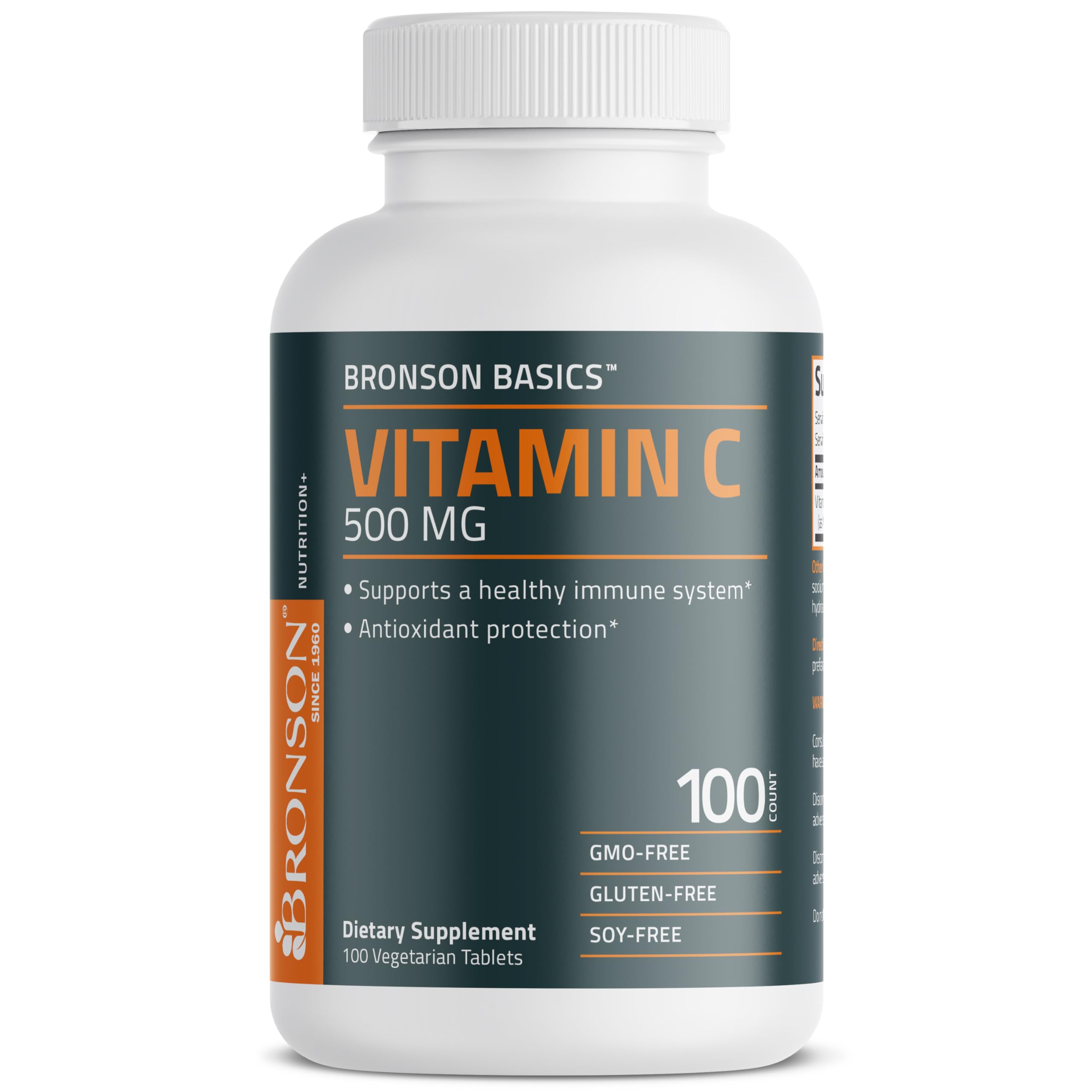 Foto 2 pulgar | Suplemento Bronson De Vitamina C 500 Mg, 100 Tabletas Vegetarianas - Venta Internacional.