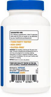 Foto 4 | Suplemento Nutricost Tongkat Ali, 1 G, 120 Cápsulas Con Tribulus - Venta Internacional.