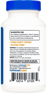 Foto 4 | Suplemento Nutricost Quercetina 1000 Mg 120 Cápsulas - Venta Internacional.