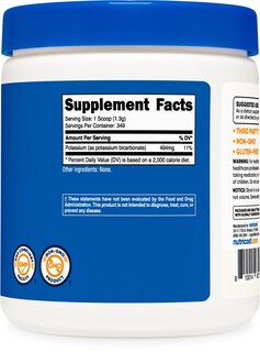 Foto 5 | Bicarbonato De Potasio En Polvo Nutricost 454 G Sin Gluten - Venta Internacional.