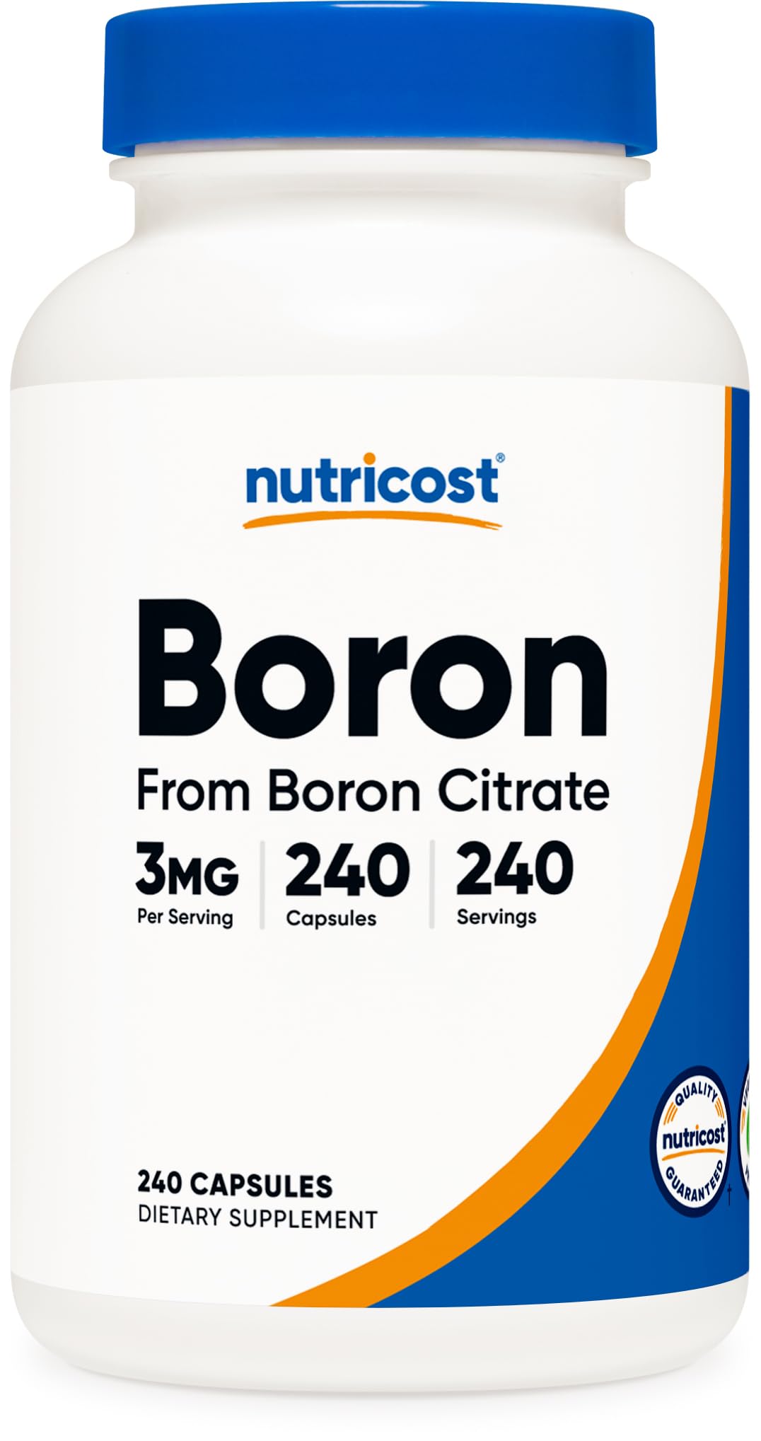 Foto 1 | Suplemento Nutricost Boron 3 Mg 240 Cápsulas Vegetarianas - Venta Internacional.