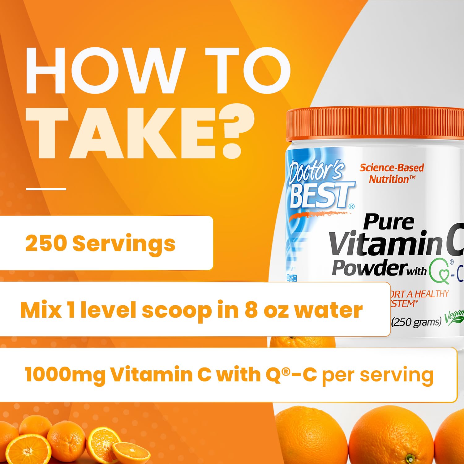 Foto 7 pulgar | Vitamina C En Polvo Doctor's Best Q-c 250 G 1000 Mg Escocia - Venta Internacional.