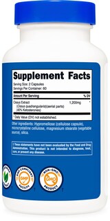 Foto 5 | Suplemento Nutricost Cissus Quadrangularis 120 Cápsulas - Venta Internacional.