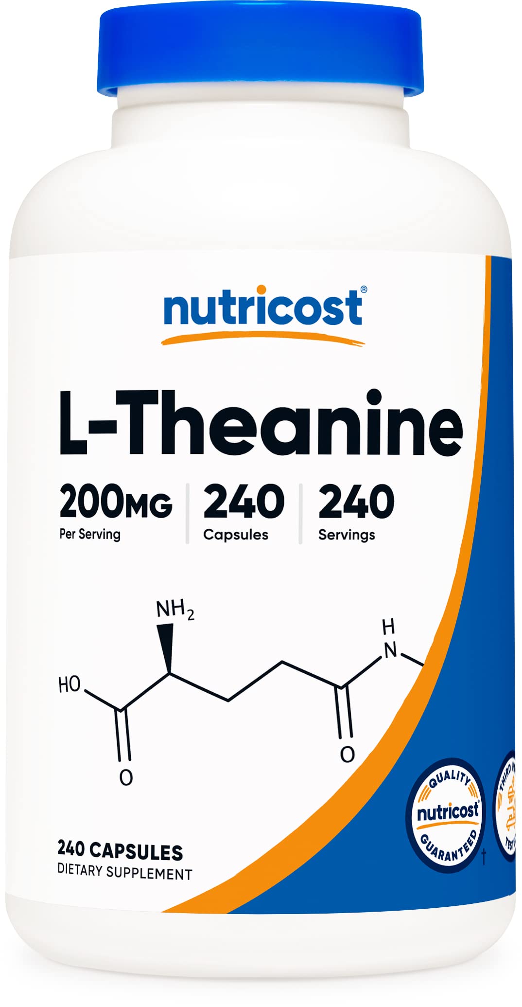 Foto 1 | Suplemento Nutricost L-teanina 200 Mg 240 Cápsulas - Venta Internacional.