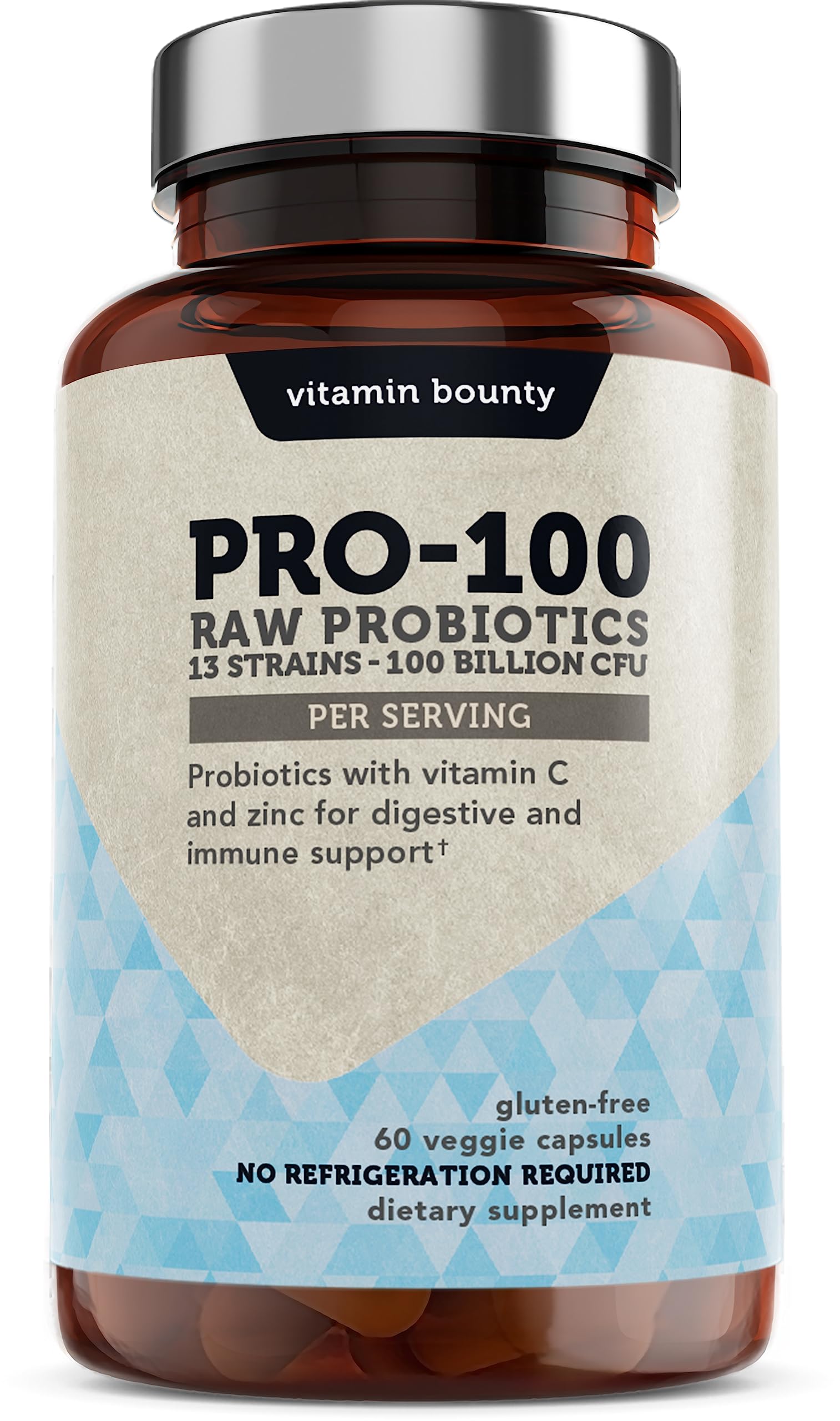 Foto 2 pulgar | Suplemento De Probióticos Vitamin Bounty, 13 Cepas, 100 B Cfu - Venta Internacional.