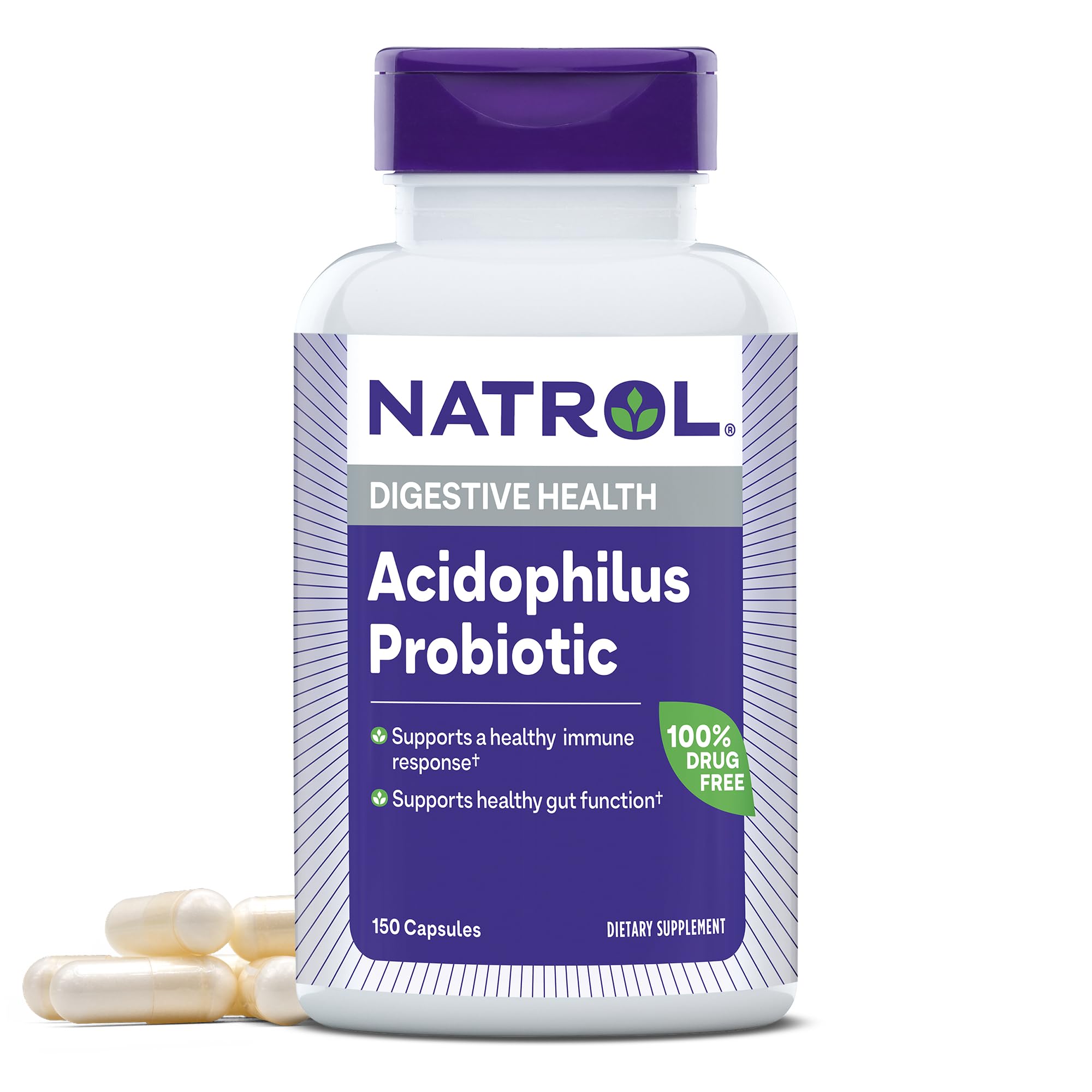 Foto 2 pulgar | Suplemento Probiótico Natrol Acidophilus 100 Mg 150 Cápsulas - Venta Internacional.