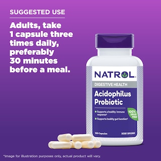 Foto 6 | Suplemento Probiótico Natrol Acidophilus 100 Mg 150 Cápsulas - Venta Internacional.