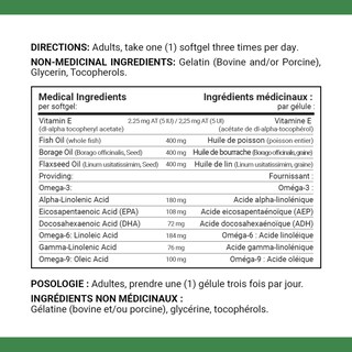 Foto 5 | Suplemento Nature's Bounty Omega-3-6-9 1200 Mg 200 Cápsulas Blandas - Venta Internacional.