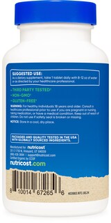 Foto 4 | Suplemento Nutricost Chlorella Orgánica 500 Mg 240 Tabletas - Venta Internacional.