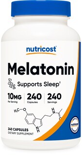 Foto 1 | Suplemento Nutricost Melatonin 10 Mg 240 Cápsulas - Venta Internacional.
