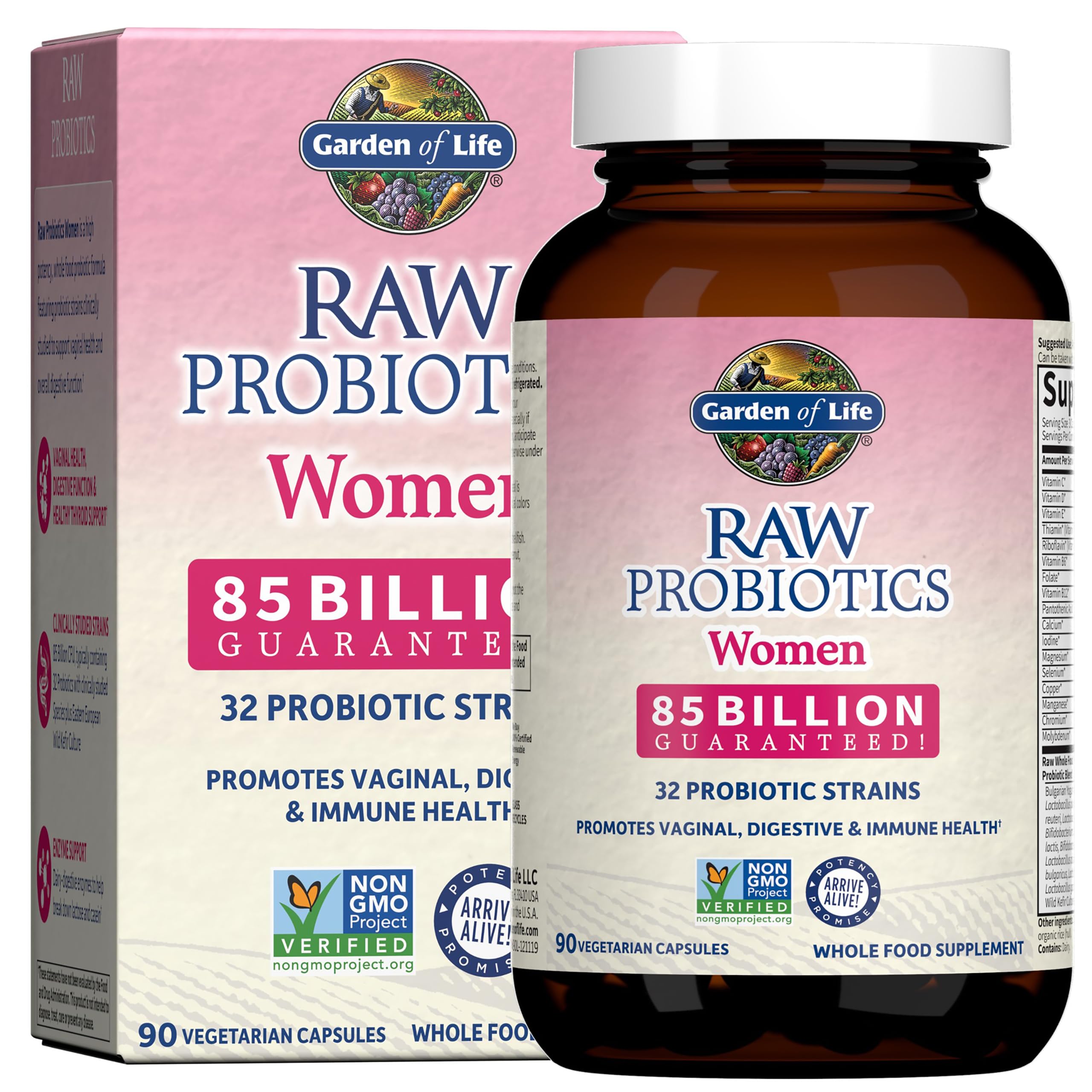 Foto 2 pulgar | Suplemento Garden Of Life Raw Probiotics Women 90 Cápsulas - Venta Internacional.