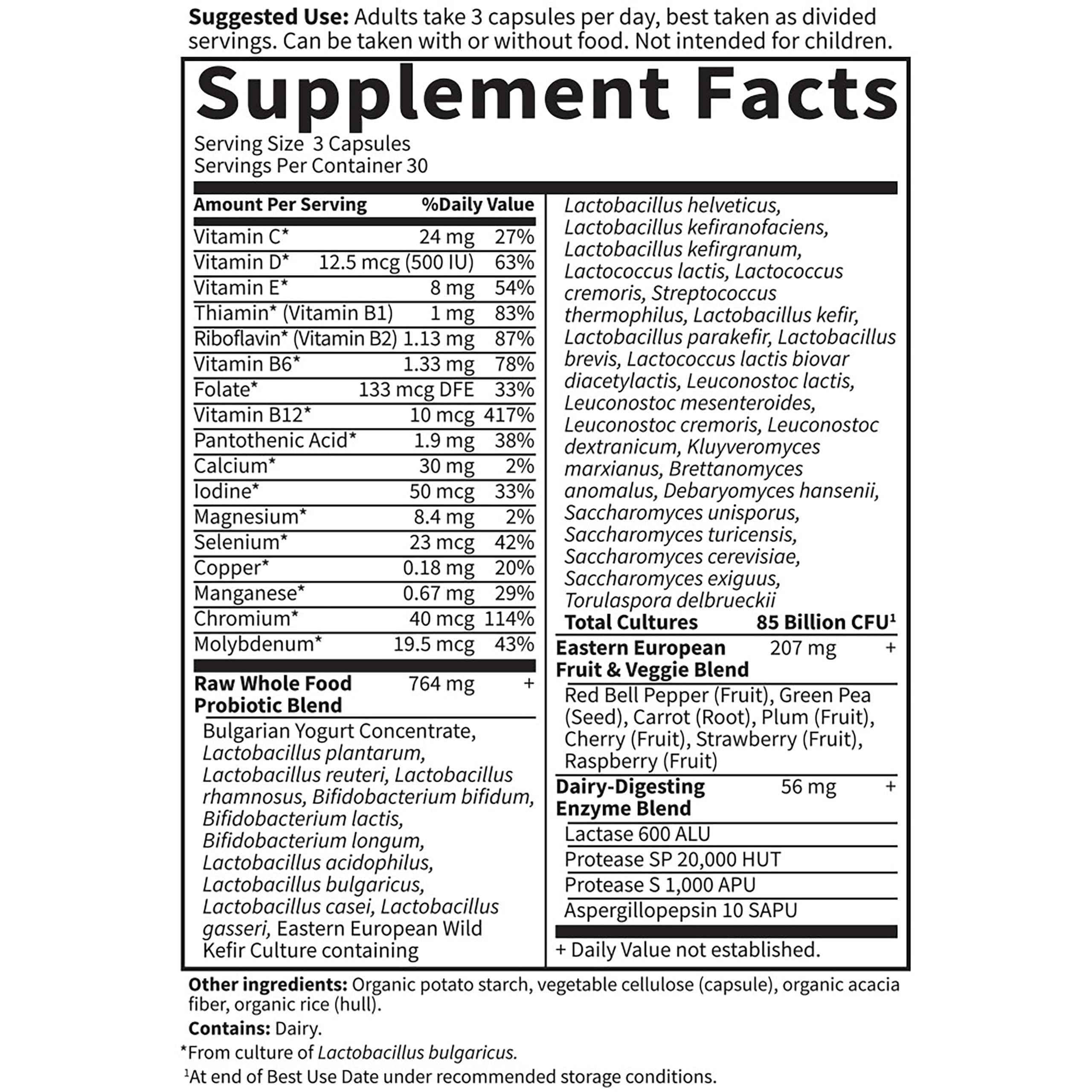 Foto 3 pulgar | Suplemento Garden Of Life Raw Probiotics Women 90 Cápsulas - Venta Internacional.