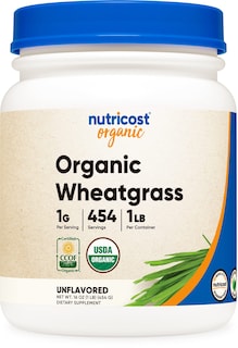 Foto 1 | Hierba De Trigo Orgánica En Polvo Nutricost 454 G, Superalimento Sin Transgénicos - Venta Internacional.