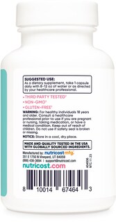 Foto 4 | Suplemento Nutricost De Biotina De 10,000 Mcg Con Folato Y Colágeno - Venta Internacional.