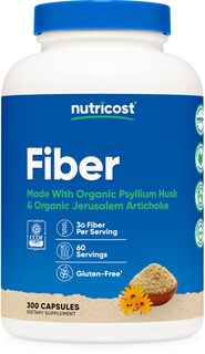 Foto 1 | Suplemento De Fibra Nutricost 300 Cápsulas Con 3 G De Fibra - Venta Internacional.