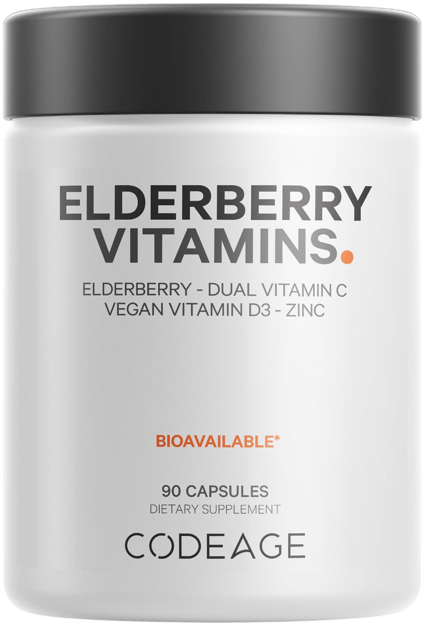 Foto 1 | Suplemento De Vitaminas De Saúco Codeage 90 Cápsulas - Venta Internacional.