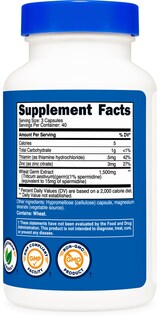 Foto 5 | Suplemento Nutricost De Espermidina: Extracto De Germen De Trigo, 1500 Mg - Venta Internacional.