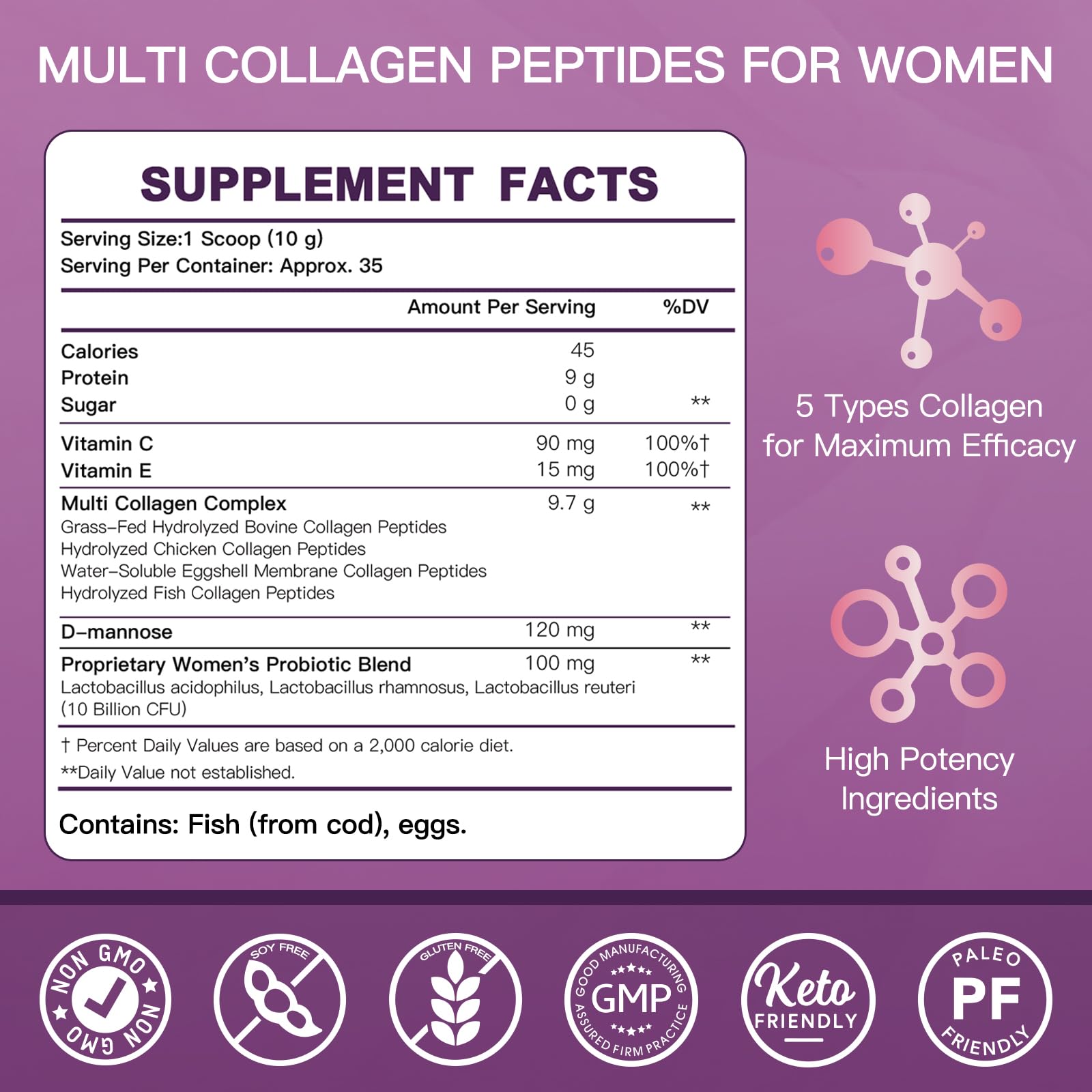 Foto 3 pulgar | Péptidos De Colágeno En Polvo Zebora Para Mujer 35 Porciones - Venta Internacional.