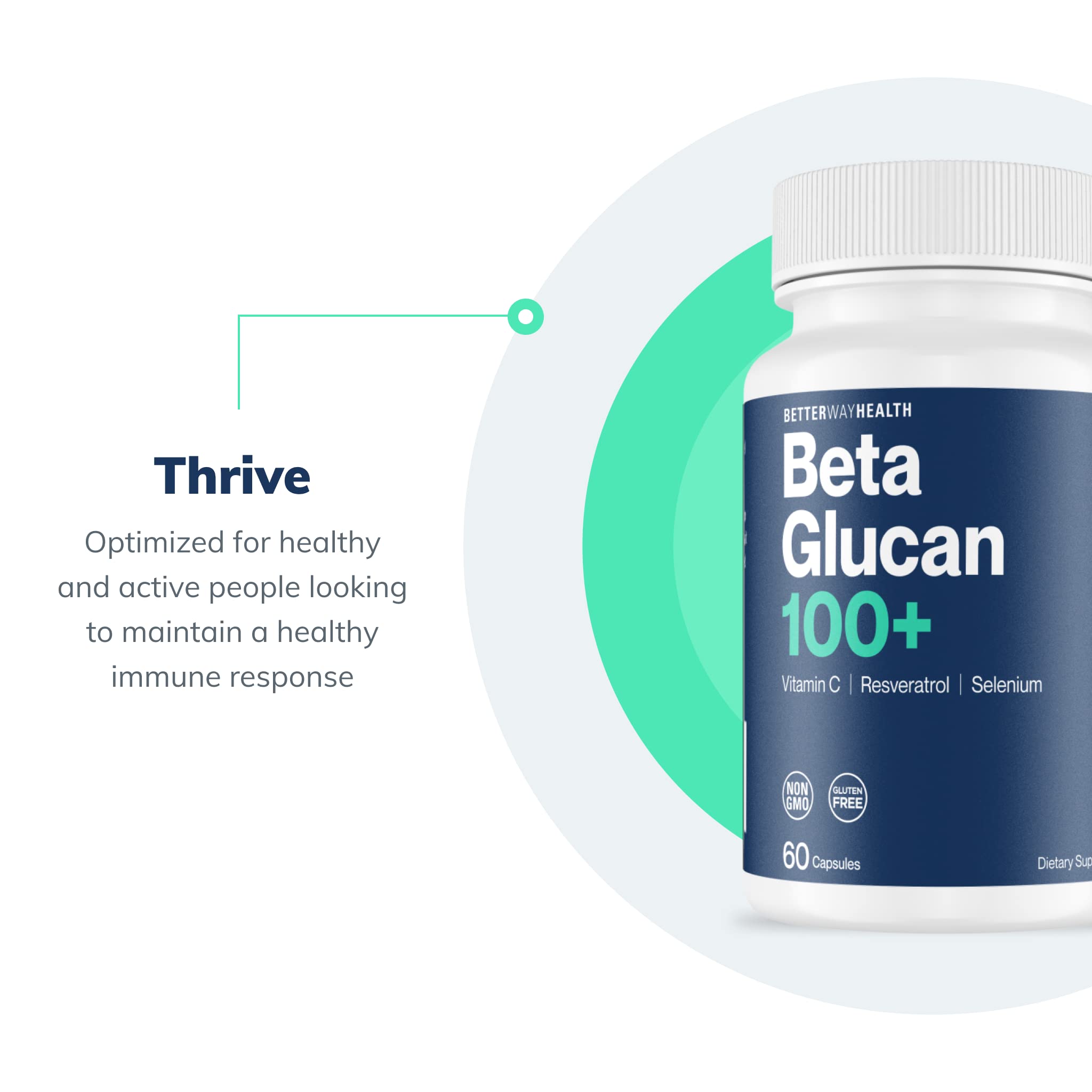 Foto 5 pulgar | Suplemento Better Way Health Advanced Immune Support 60 Cápsulas - Venta Internacional.