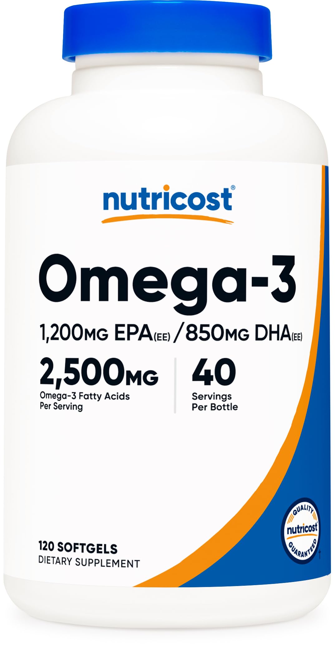 Foto 2 pulgar | Suplemento Nutricost De Aceite De Pescado Omega 3, 2500 Mg, 120 Cápsulas Blandas - Venta Internacional.