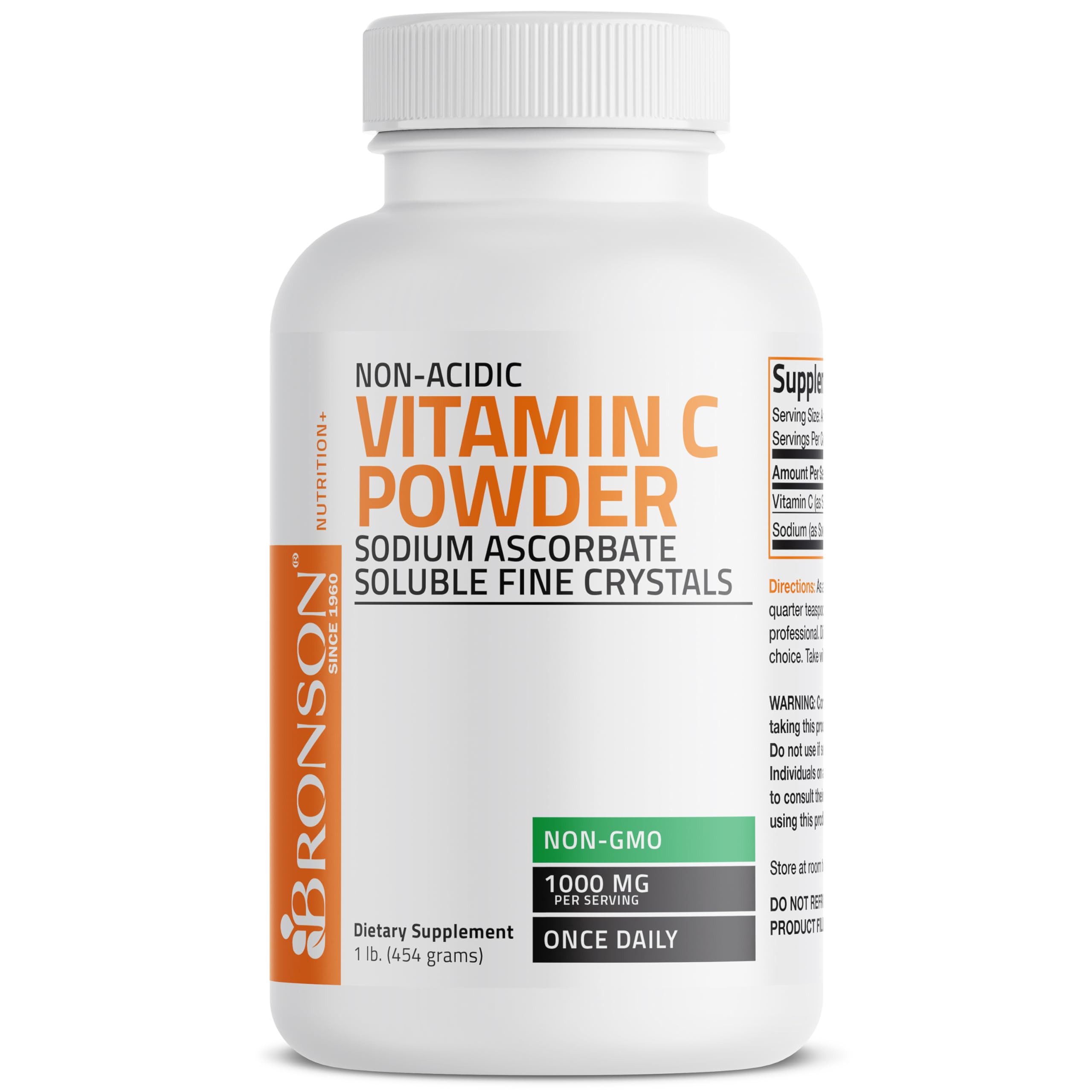 Foto 5 | Vitamina C En Polvo, Ascorbato De Sodio Bronson, 454 G - Venta Internacional.