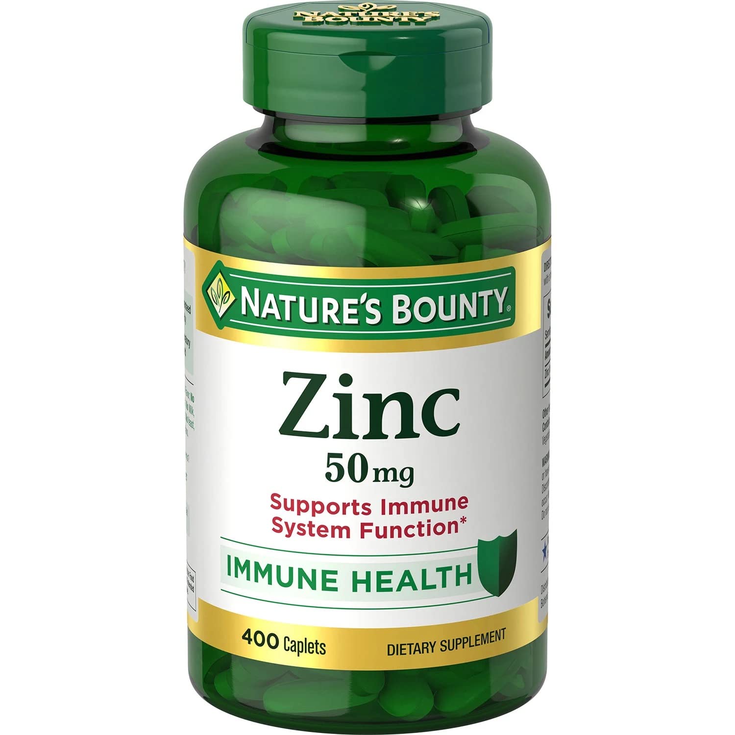 Foto 2 pulgar | Suplemento Nature's Bounty Zinc 50 Mg 400 Comprimidos - Venta Internacional.
