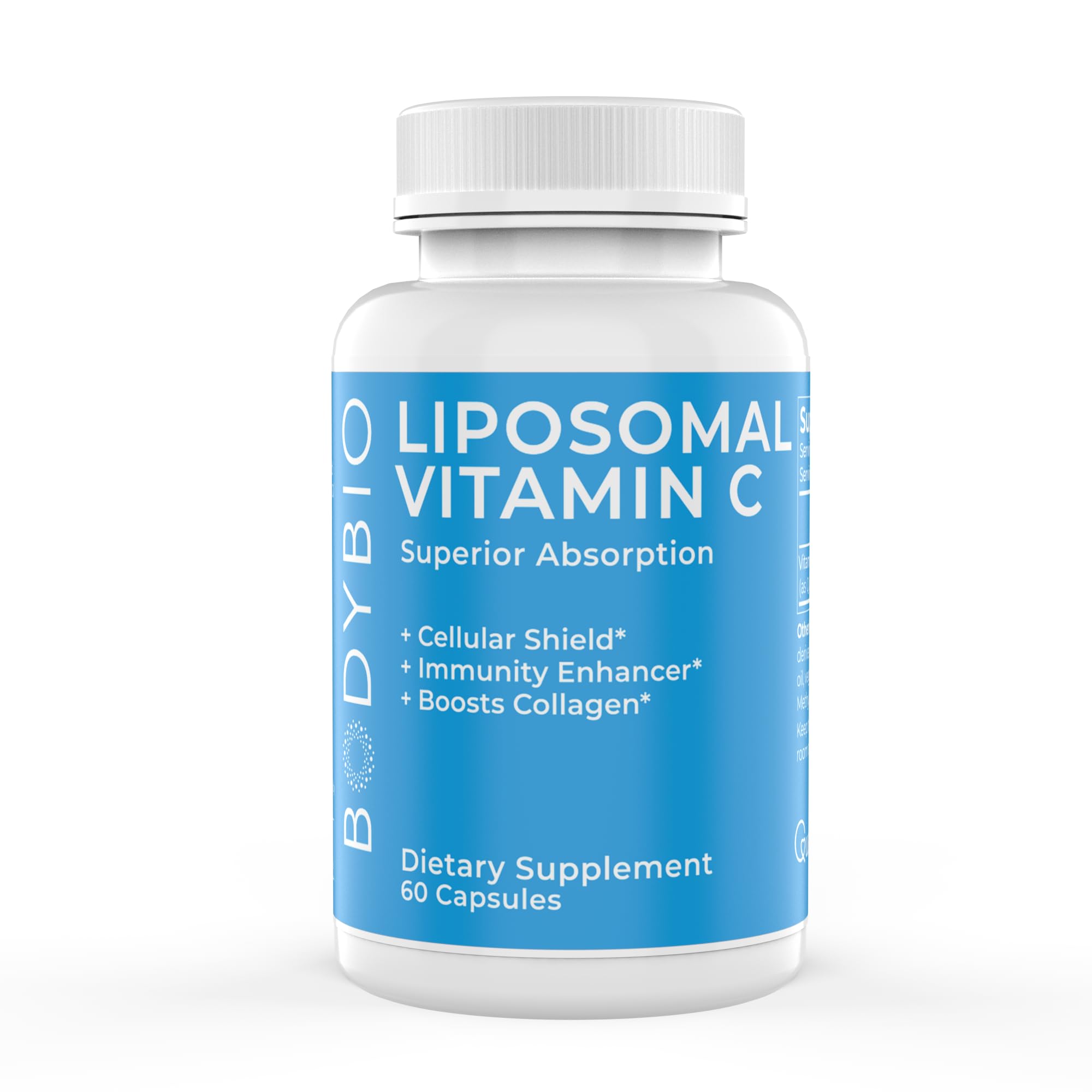 Foto 2 pulgar | Suplemento Bodybio De Vitamina C Liposomal 60 Cápsulas - Venta Internacional
