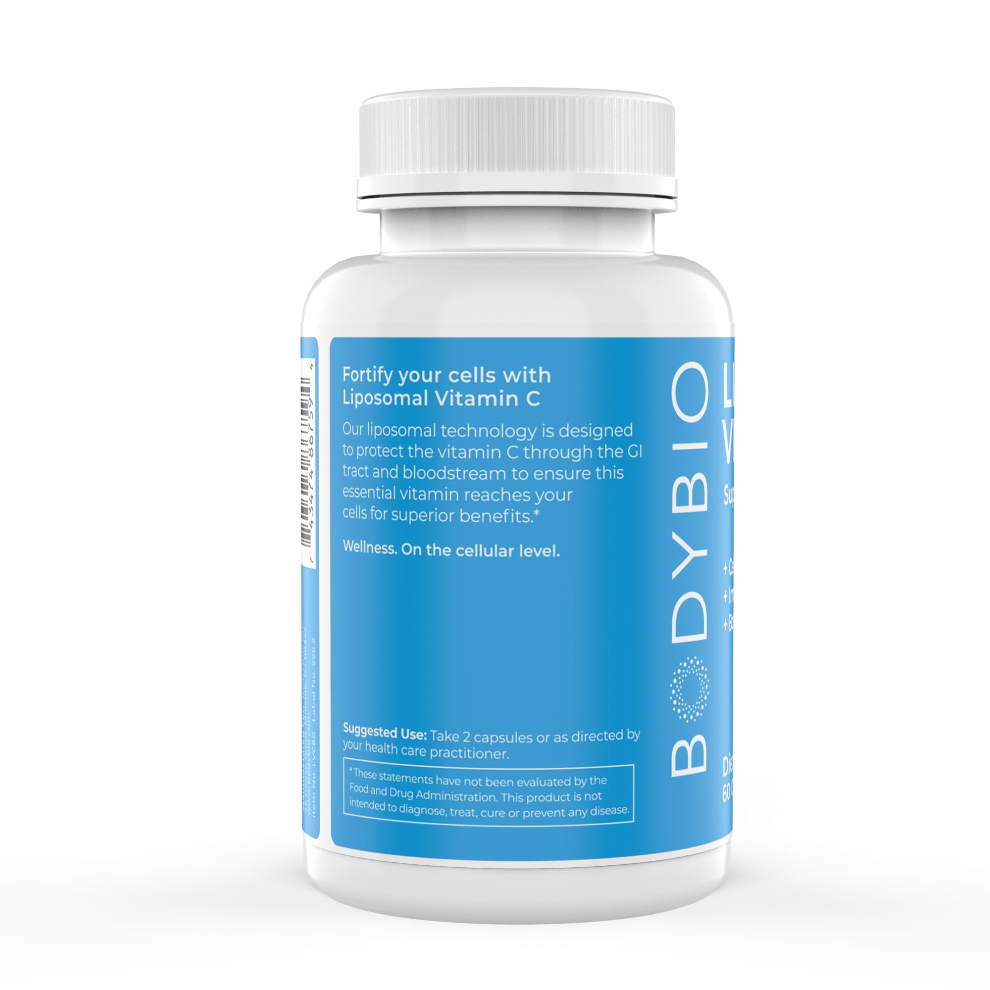 Foto 4 pulgar | Suplemento Bodybio De Vitamina C Liposomal 60 Cápsulas - Venta Internacional