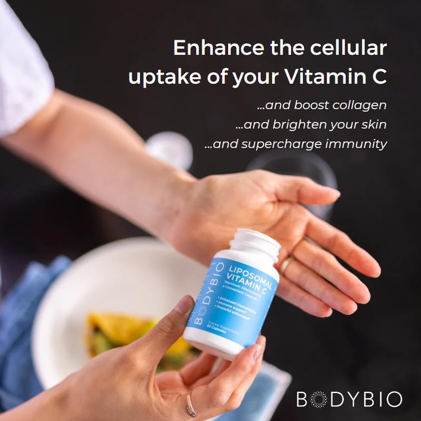 Foto 6 pulgar | Suplemento Bodybio De Vitamina C Liposomal 60 Cápsulas - Venta Internacional