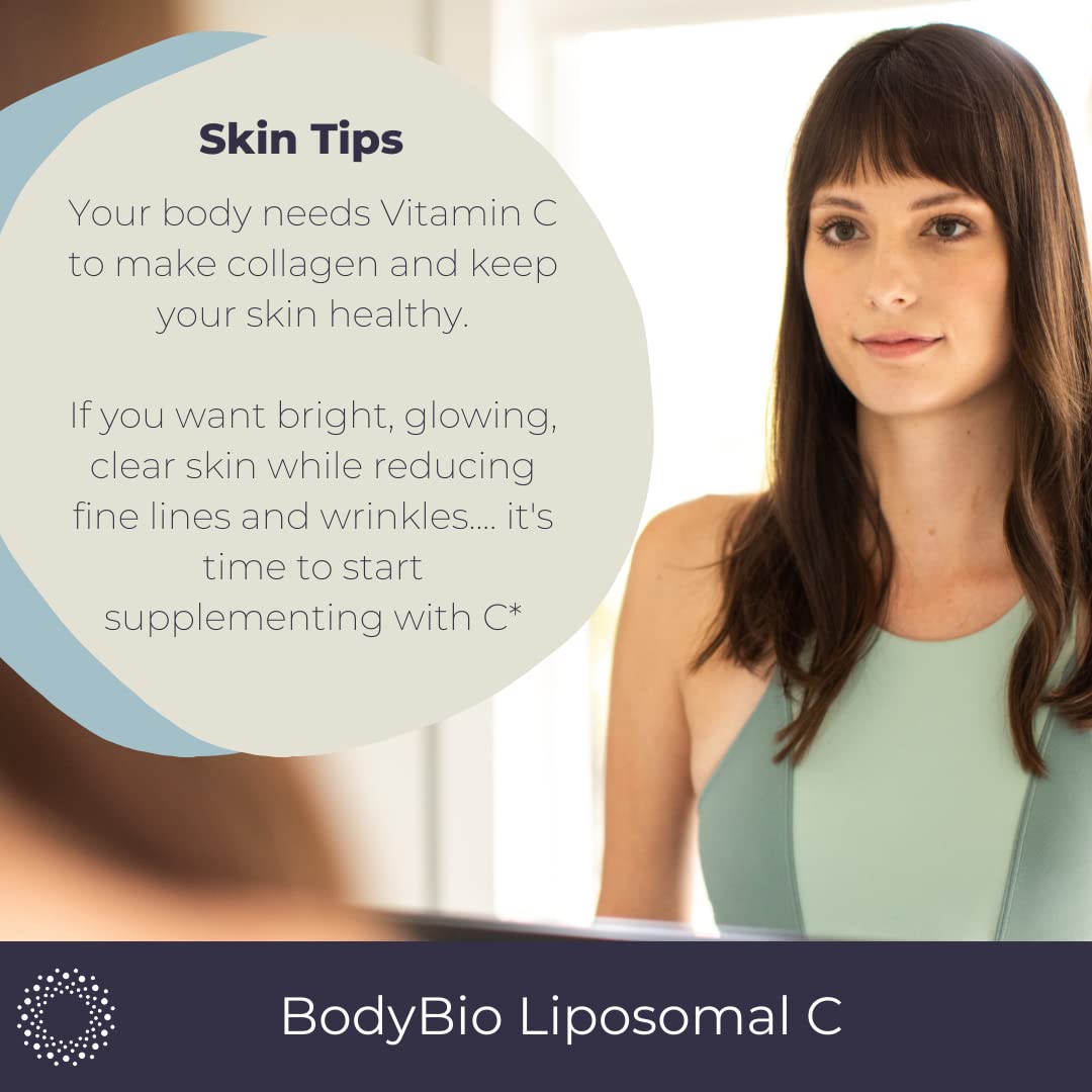 Foto 6 | Suplemento Bodybio De Vitamina C Liposomal 60 Cápsulas - Venta Internacional