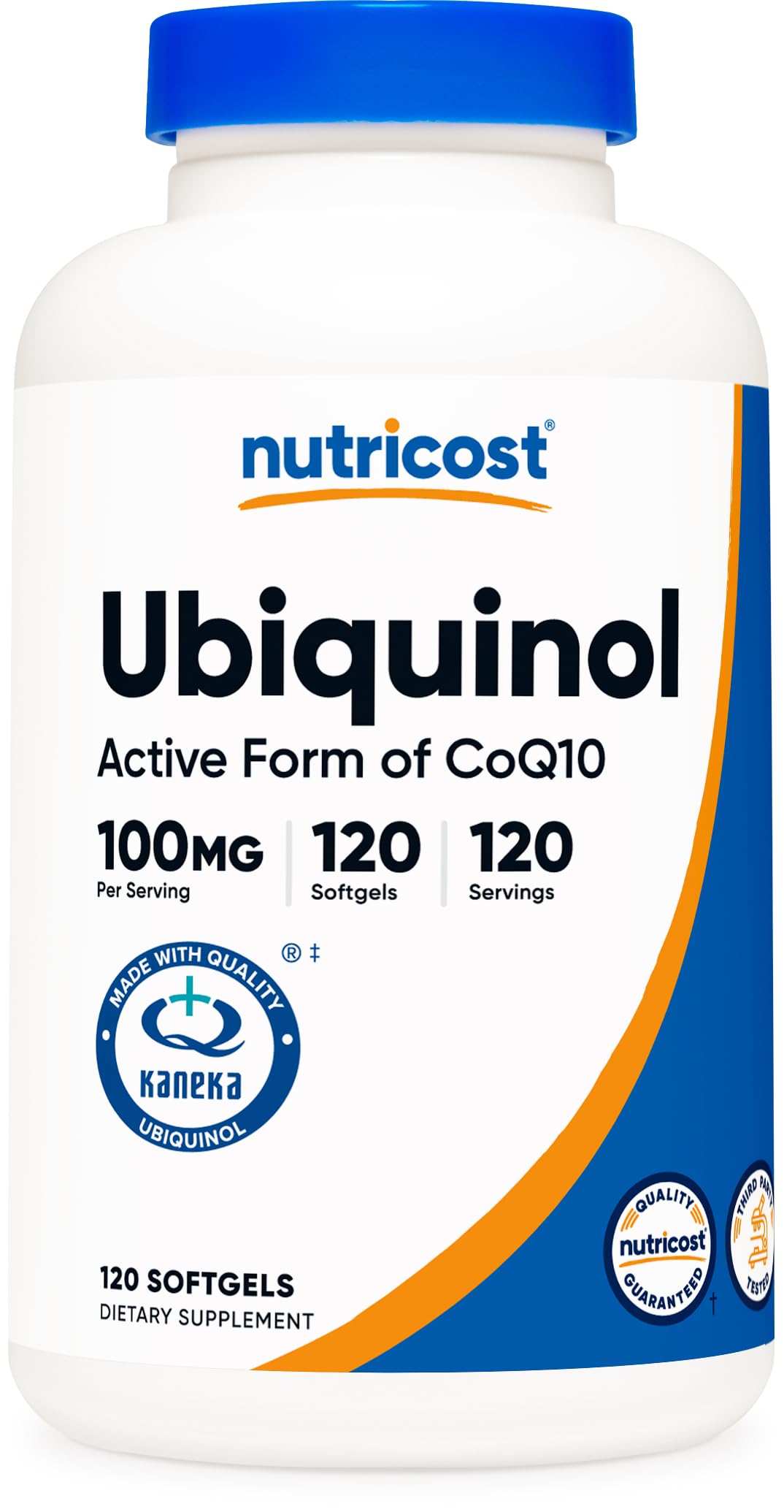 Foto 2 pulgar | Suplemento Nutricost, Cápsulas Blandas De Ubiquinol, 100 Mg, 120 Cápsulas Blandas - Venta Internacional.