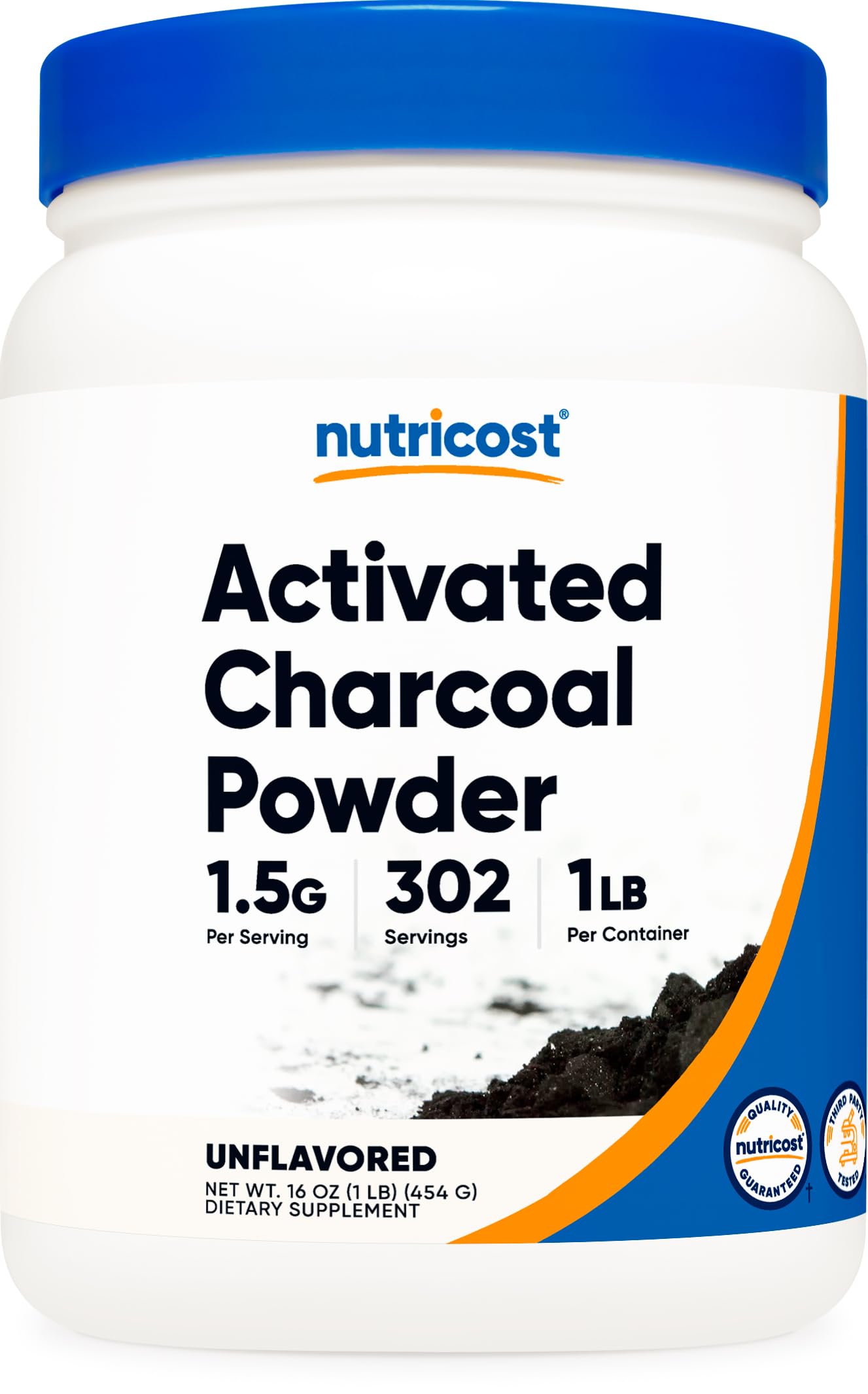 Foto 2 pulgar | Carbón Activado En Polvo Nutricost, 500 G, Apto Para Uso Alimentario - Venta Internacional.