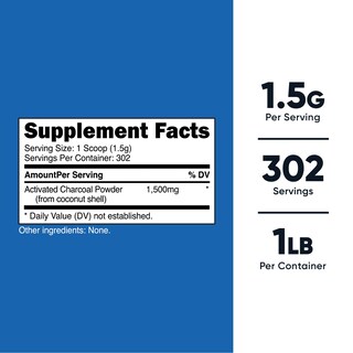Foto 2 | Carbón Activado En Polvo Nutricost, 500 G, Apto Para Uso Alimentario - Venta Internacional.
