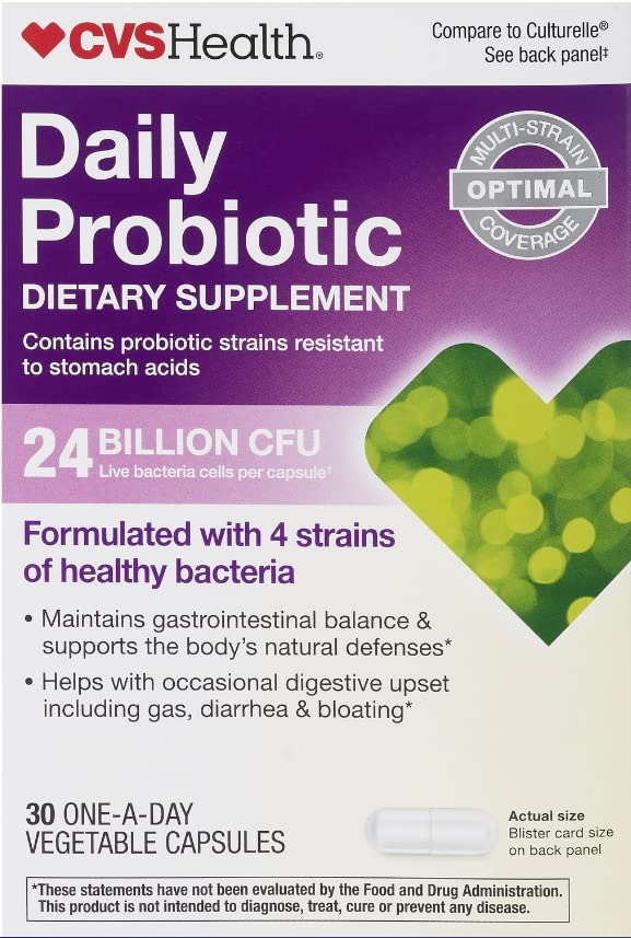 Foto 1 | Suplemento Dietético Probiótico Cvs Health Maximum Strength - Venta Internacional.