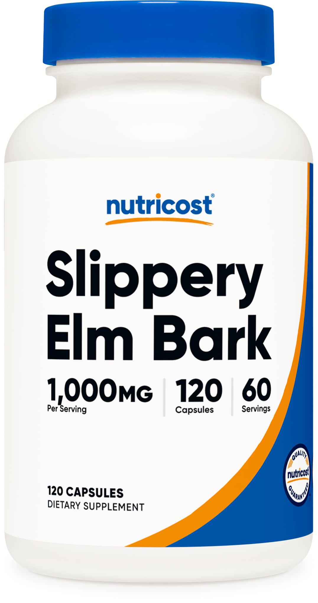 Suplemento Nutricost De Corteza De Olmo, Cápsulas, 1000 Mg X 120 - Venta Internacional.