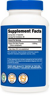 Foto 5 | Suplemento Nutricost De Corteza De Olmo, Cápsulas, 1000 Mg X 120 - Venta Internacional.