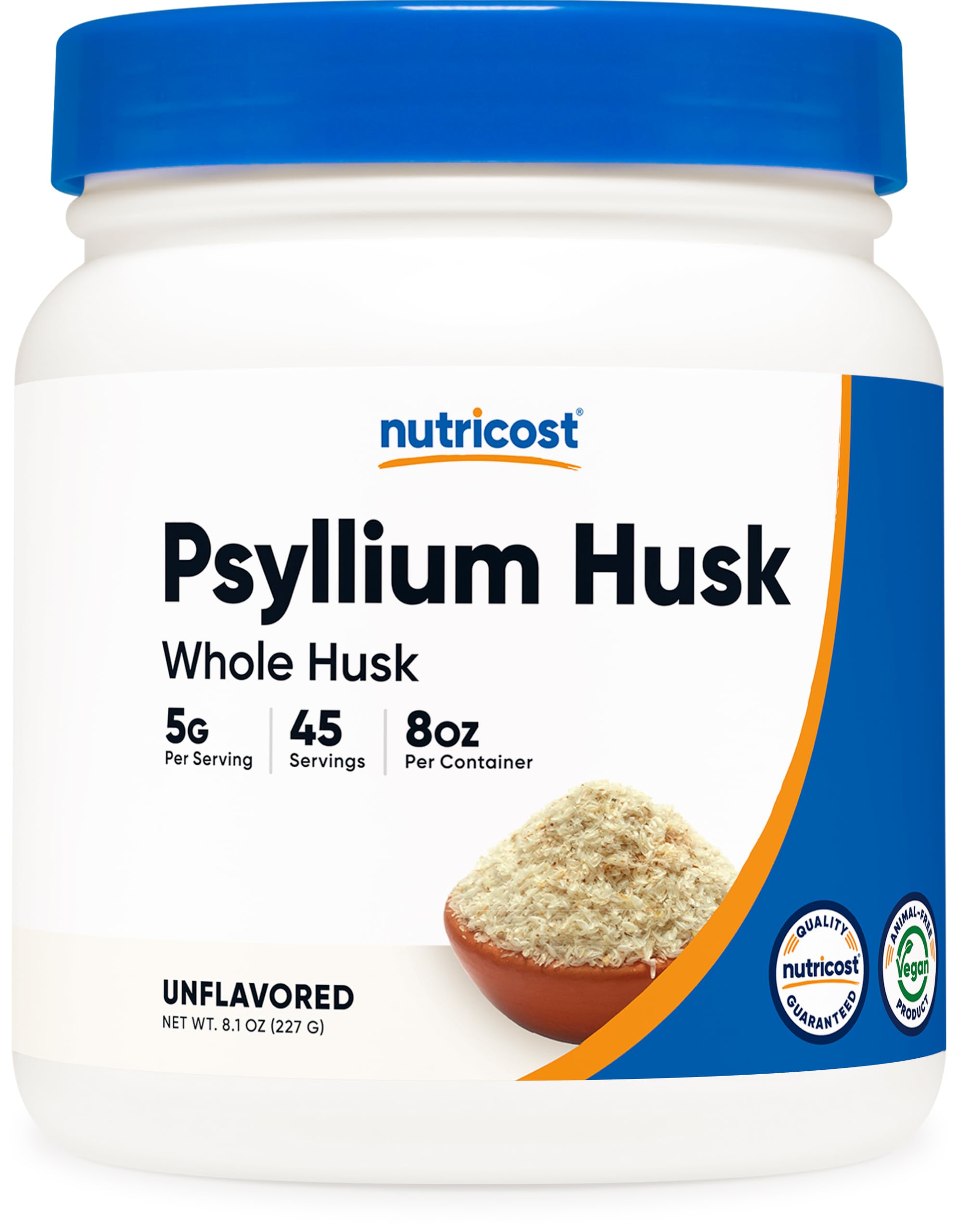 Foto 2 pulgar | Cáscara Integral Psyllium En Polvo Nutricost 240 Ml Sin Gluten Y Sin Ogm - Venta Internacional