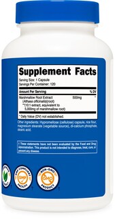 Foto 5 | Suplemento Nutricost De Raíz De Malvavisco 5000 Mg 120 Cápsulas - Venta Internacional.