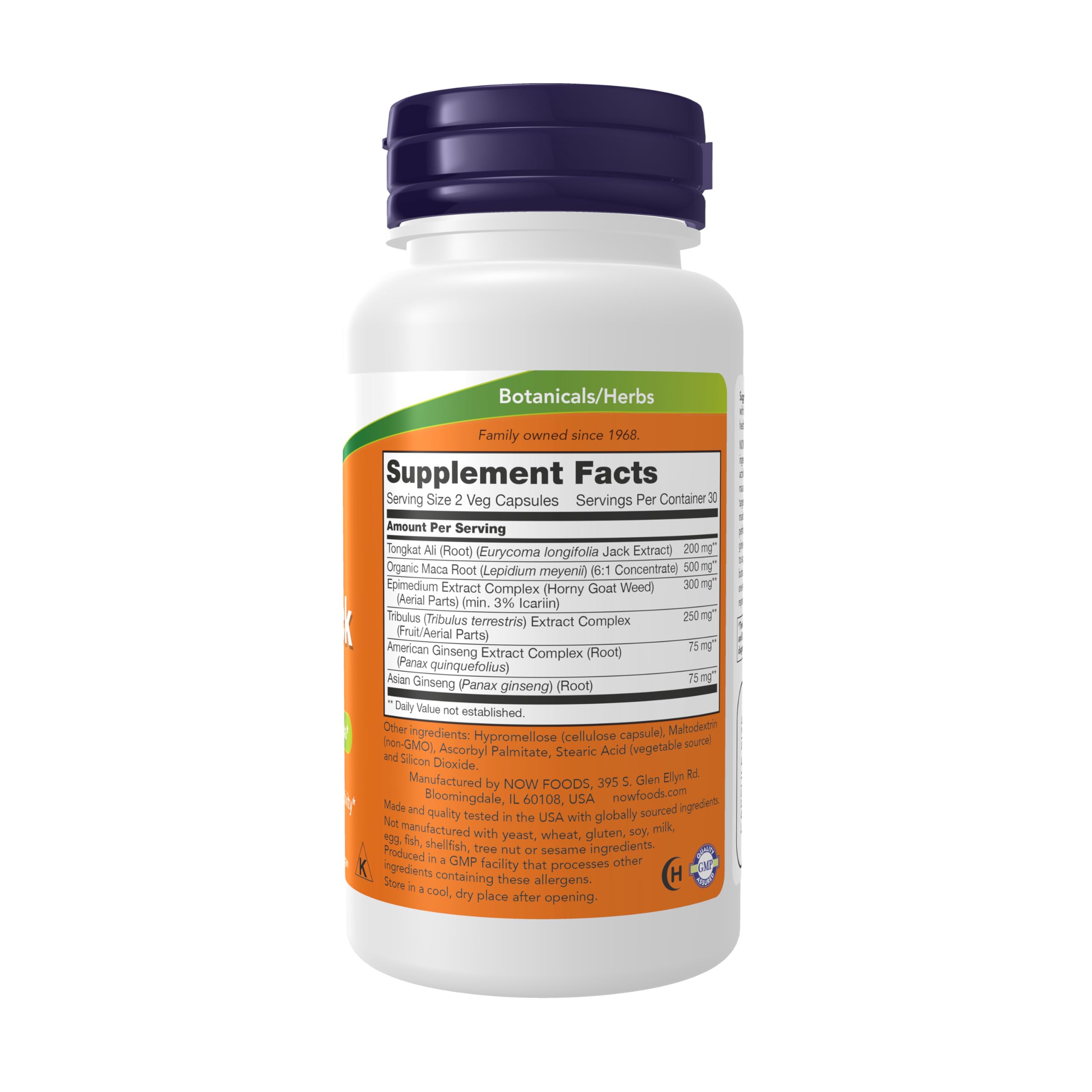 Foto 2 | Suplementos Now Foods Testojack 200 Con Tongkat Ali 60 Cápsulas - Venta Internacional.